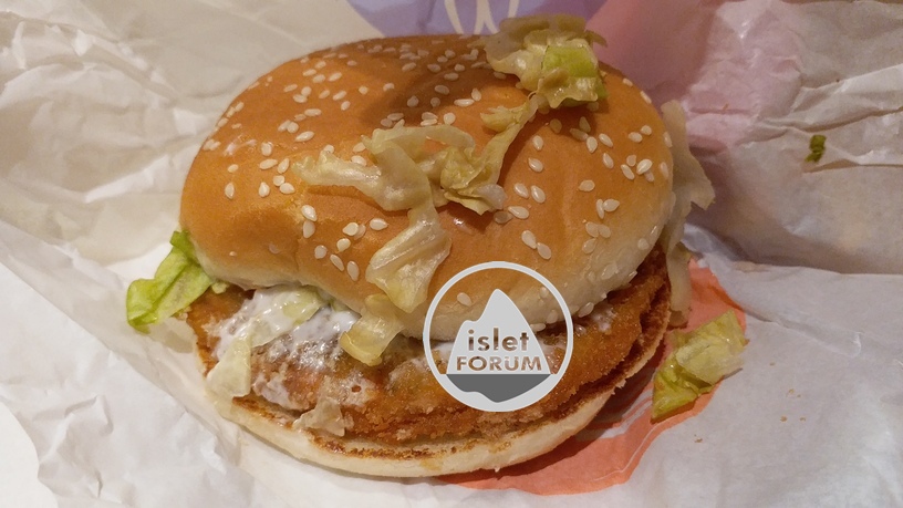 麥當勞脆香素菇包 mcdonald's veggie burger (5).jpg