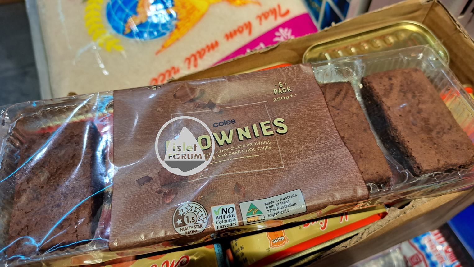 coles brownies 250g（5pcs）布朗尼蛋糕5件裝 (2).jpg